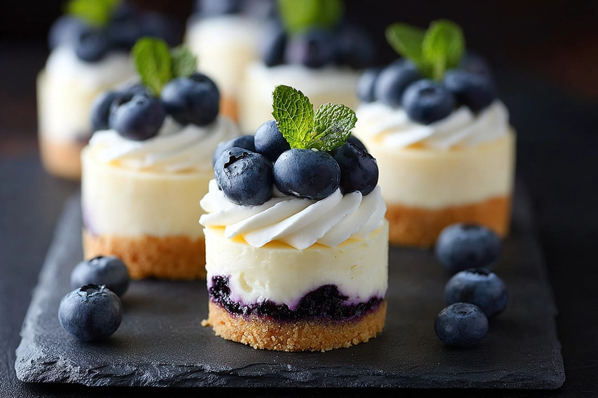 Mini Lemon Blueberry Chees