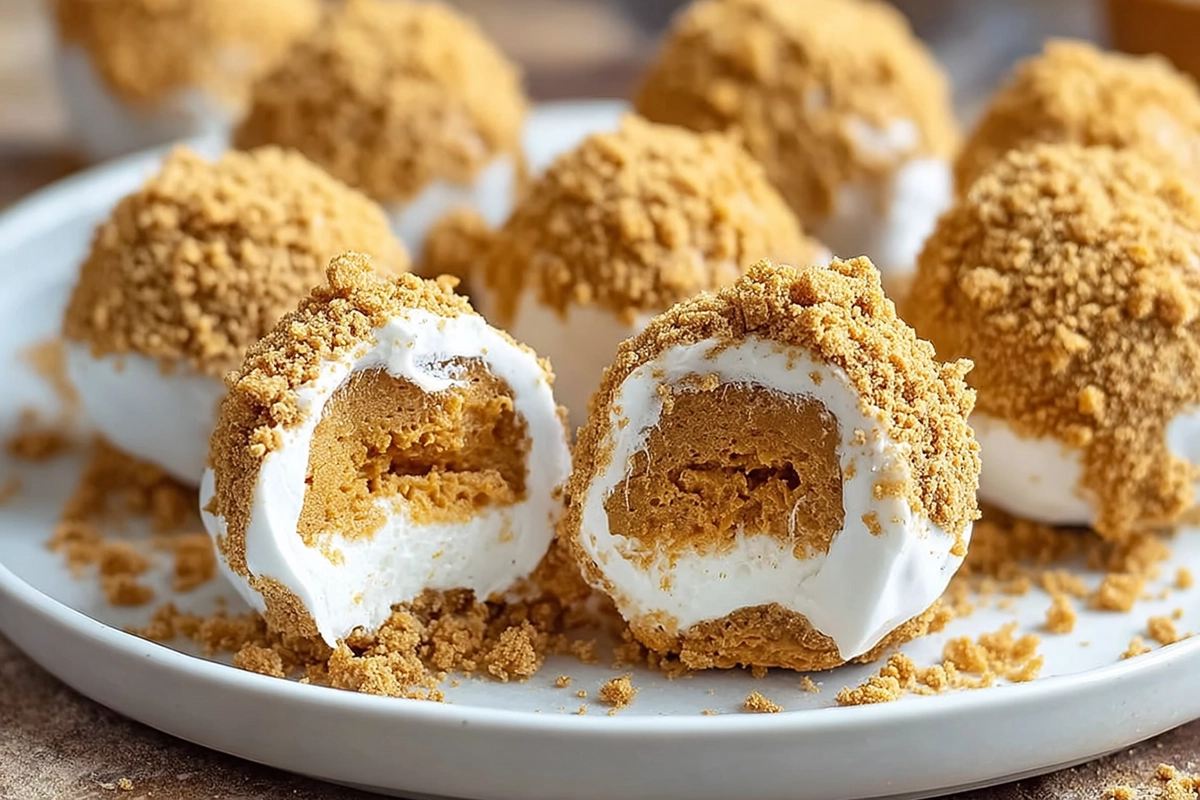 No Bake Pumpkin Cheesecake Balls