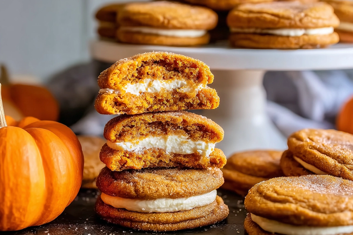 Pumpkin Cheesecake Cookies