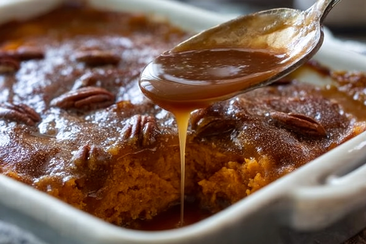 Pumpkin Pecan Cobbler