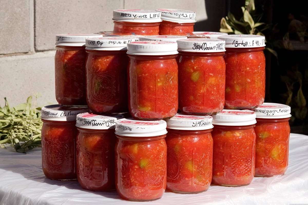 Zesty Salsa Canning Recipe