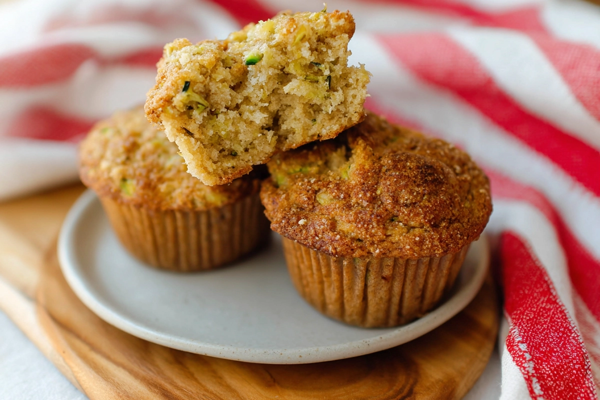 almond flour zucchini muffi