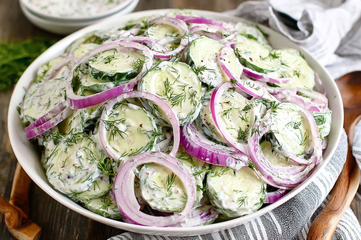 creamy cucumber salad1