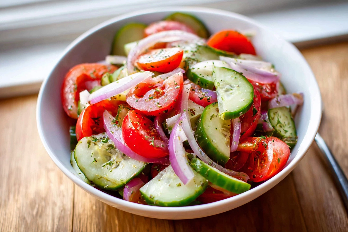 tomato cucumber salad