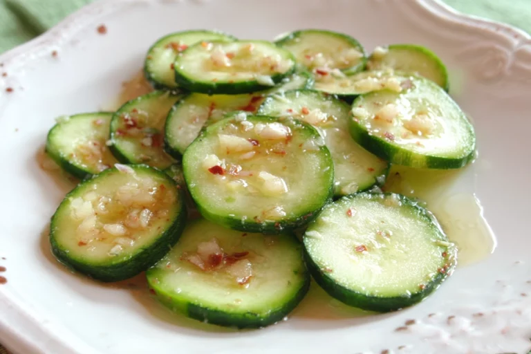 Apple Cider Vinegar Cucumber Salad