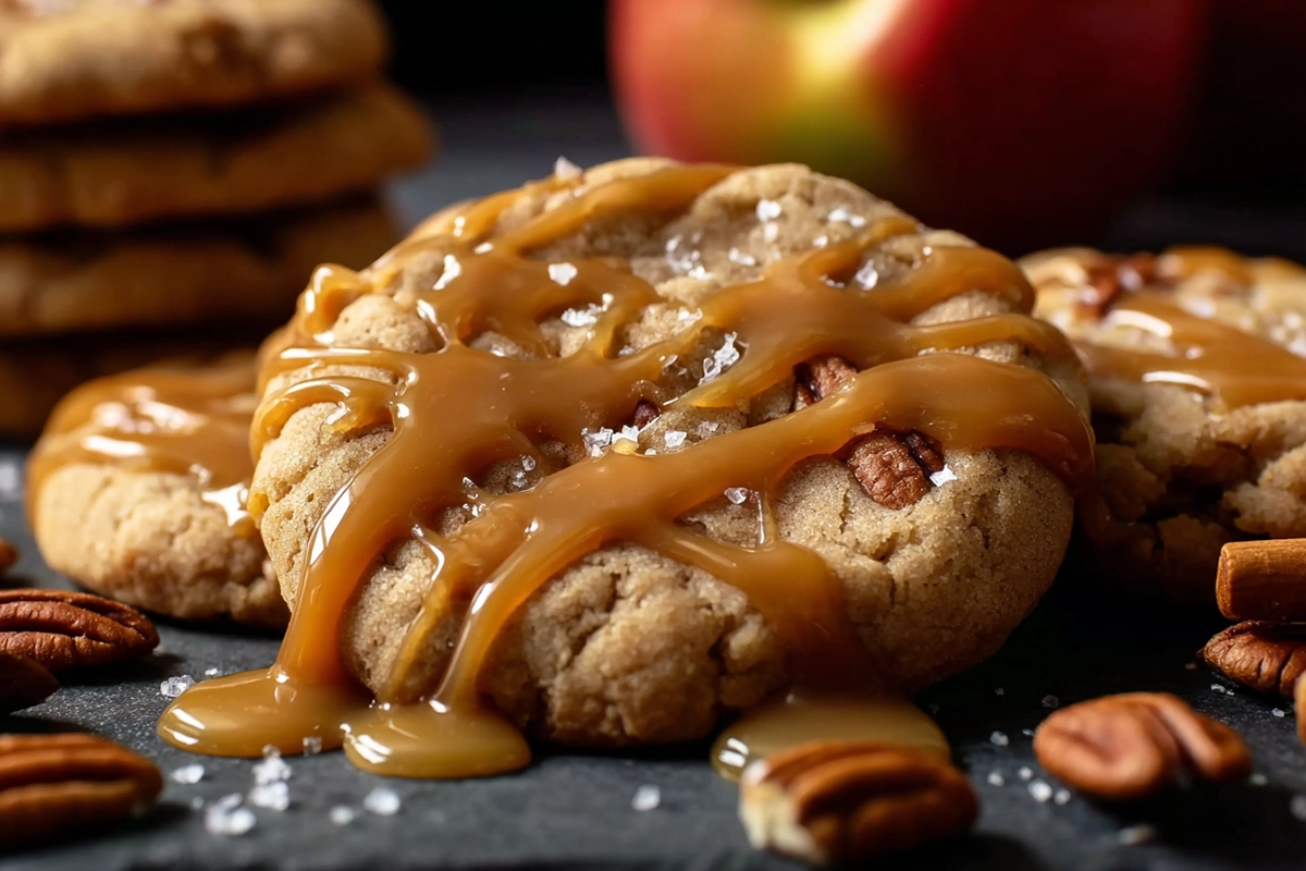 Caramel Apple Cider Cookies: The Sweetest Fall Cookies You’ll Ever Bake 4 Caramel Apple Cider Cookie