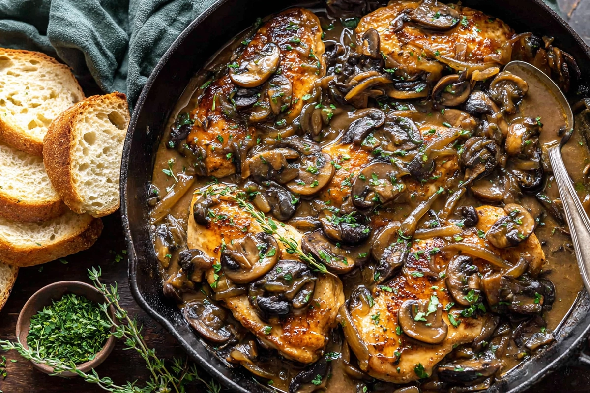 Cider Braised Chicken