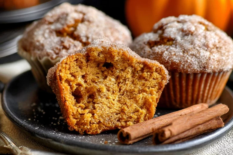 Cinnamon Sugar Pumpkin Muffins