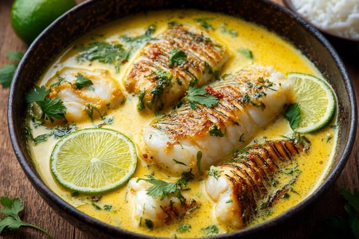Coconut Lime Fish Soup