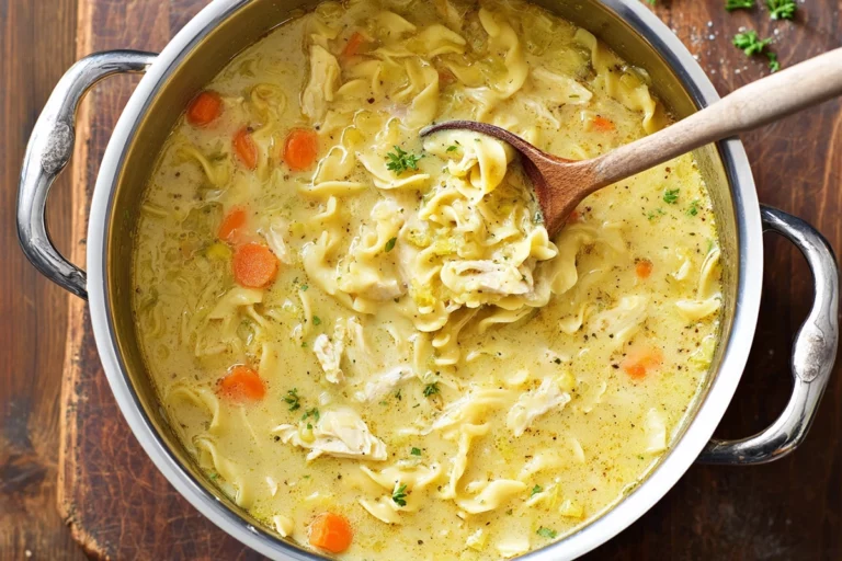 creamy vegan pasta soup