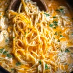 Crock Pot Chicken Spaghetti