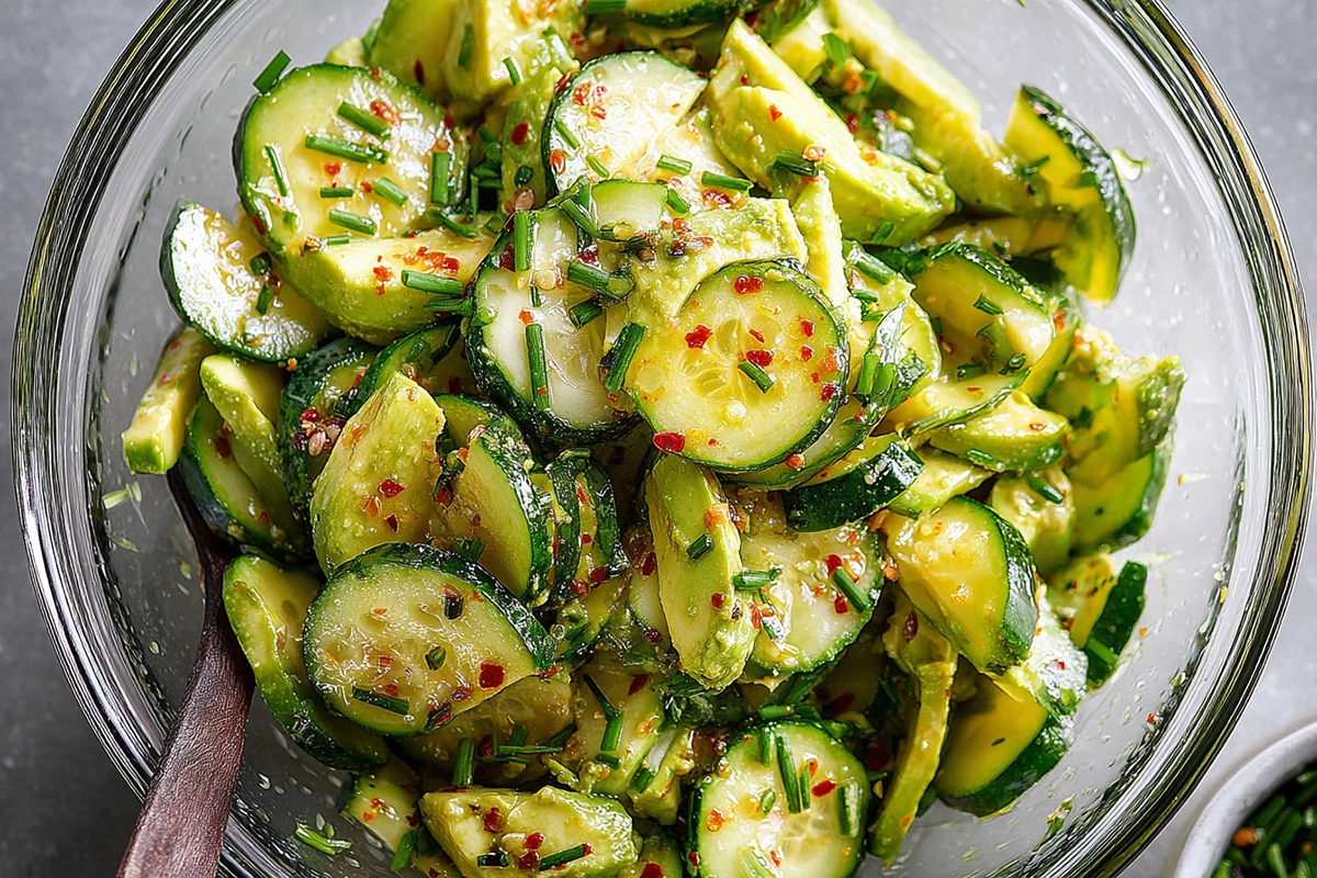 Cucumber Avocado Salad