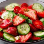 Cucumber Strawberry Salad