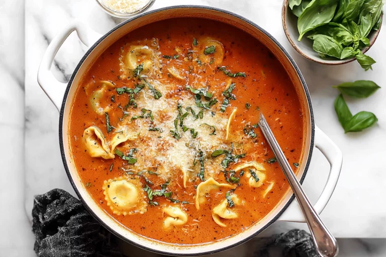 Easy One Pot Ravioli Soup