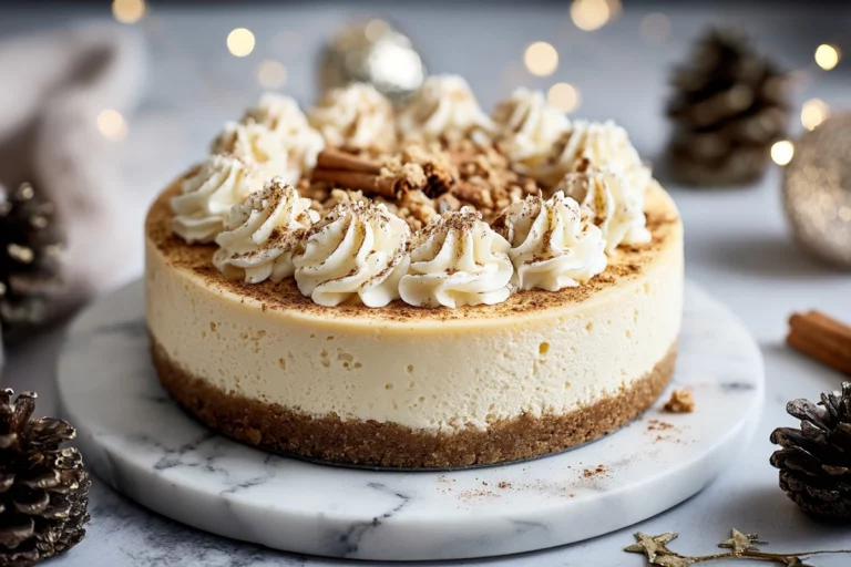 Eggnog Cheesecake