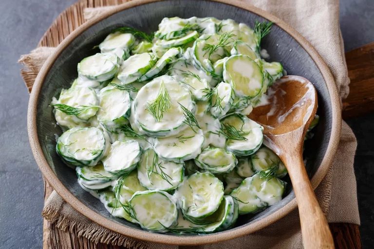 German cucumber salad