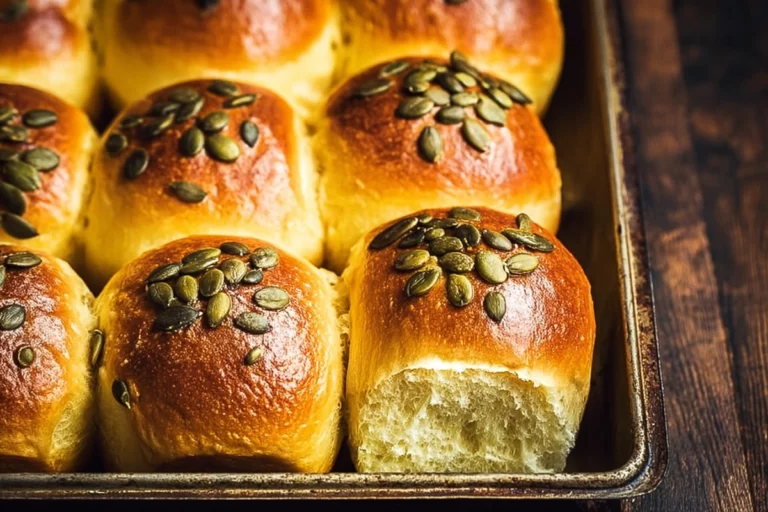 honey pumpkin dinner rolls