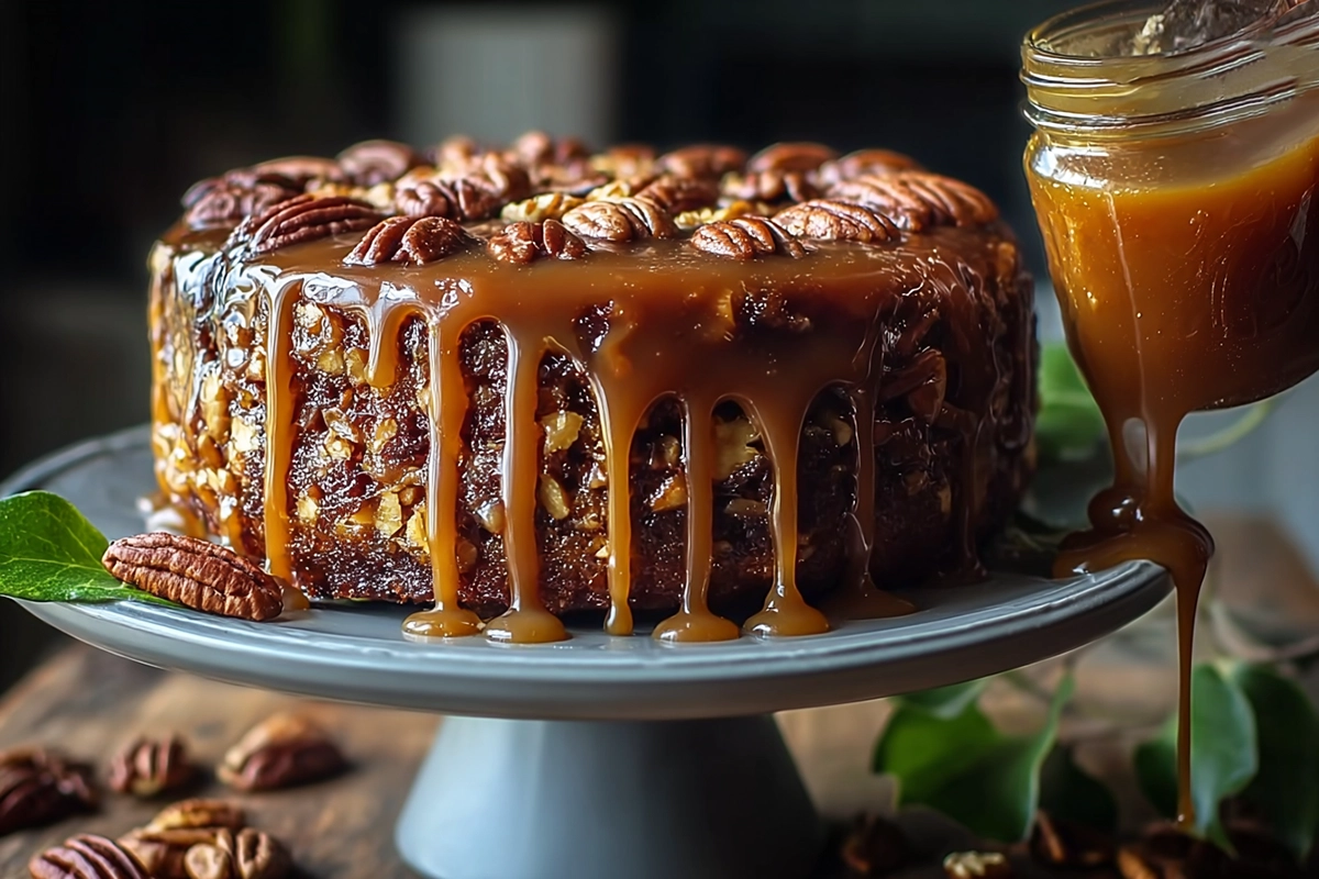 pecan upside down cake