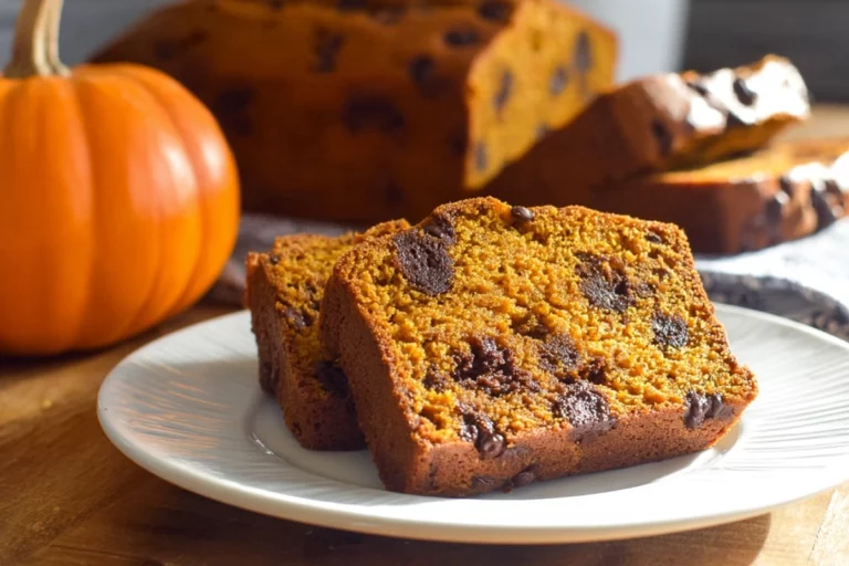 Pumpkin Bread with Chocolate Chips