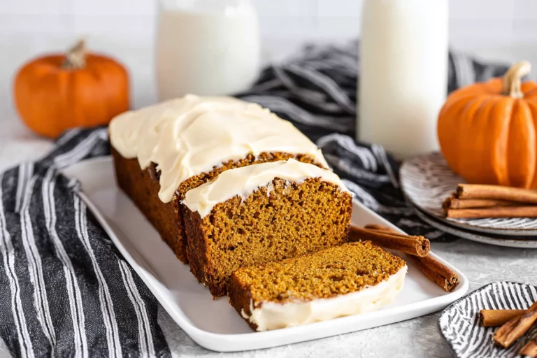 Pumpkin Bread with Maple Glaze