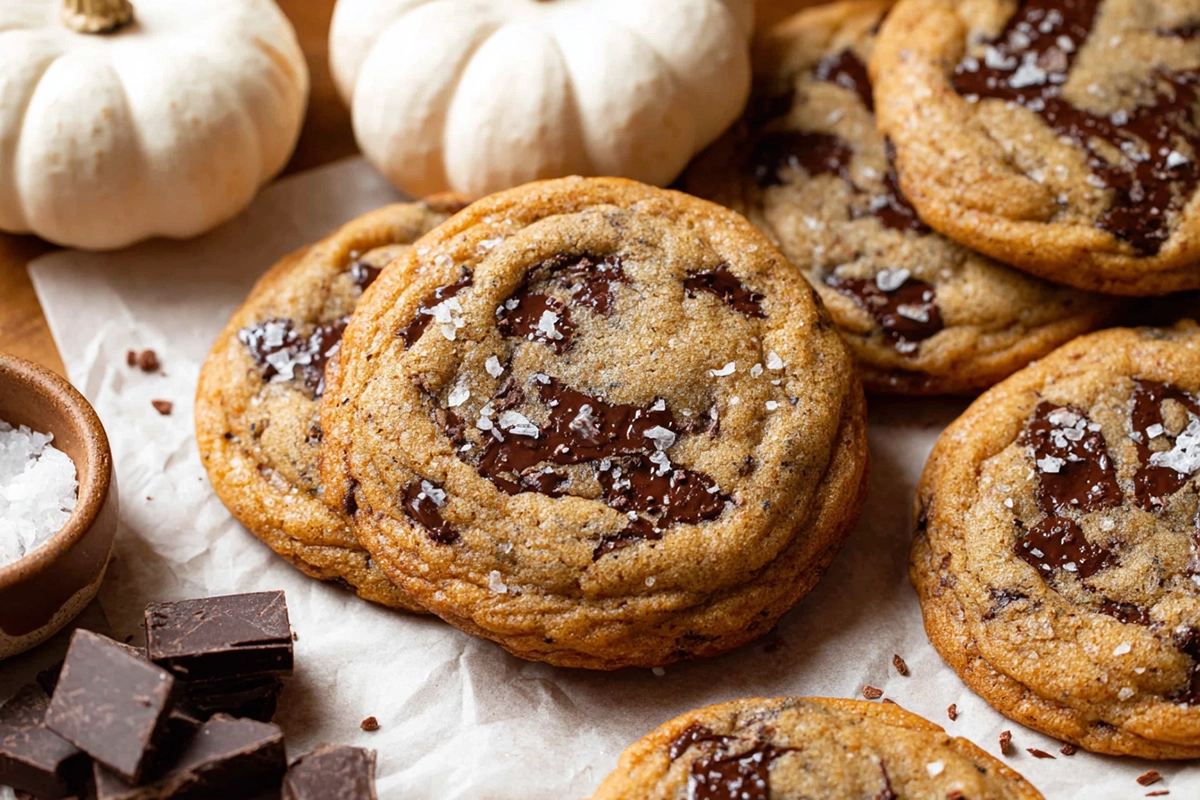 Pumpkin Chocolate Chip Cookies