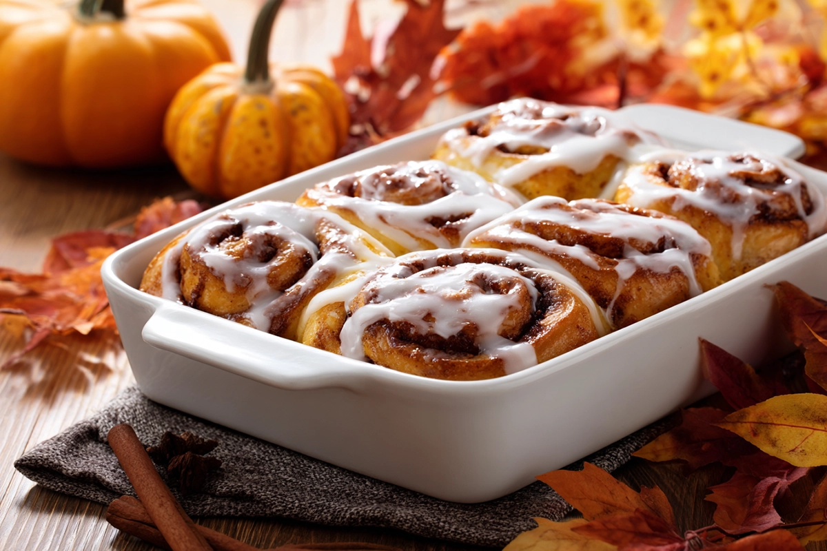 Pumpkin Cinnamon Rolls Recip