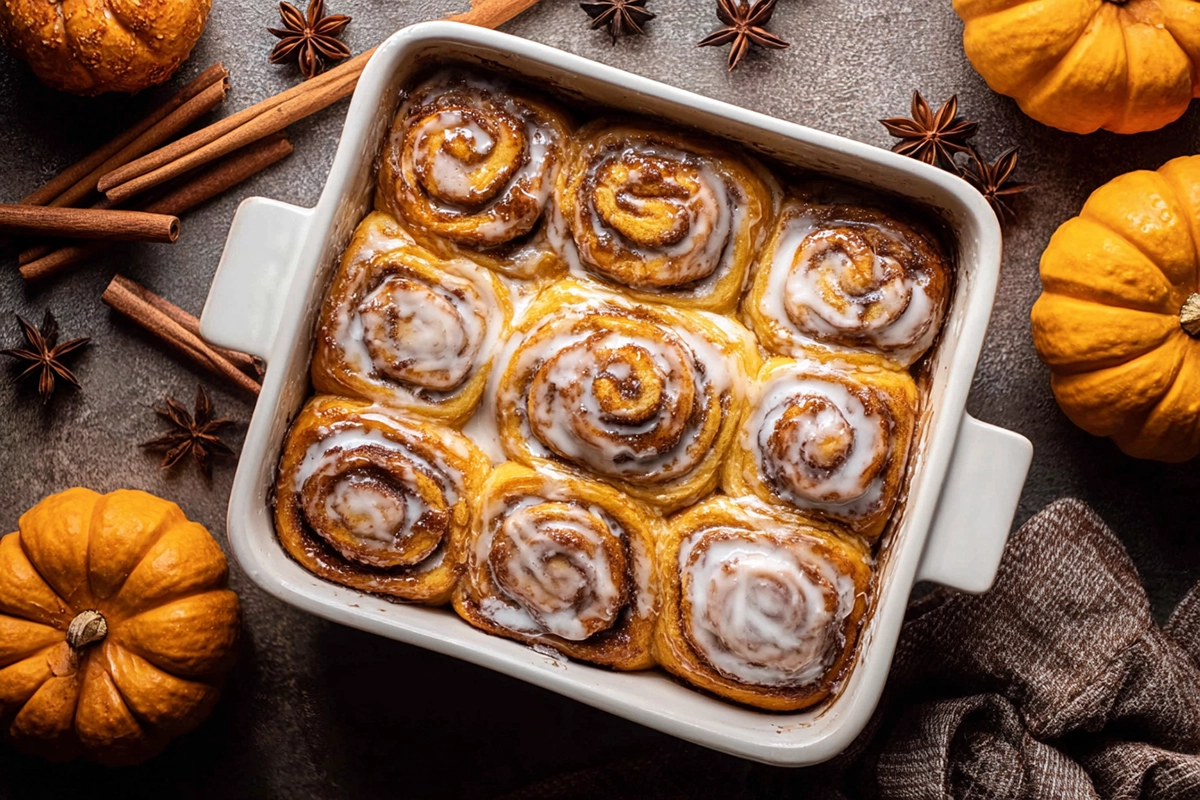 Pumpkin Cinnamon Rolls