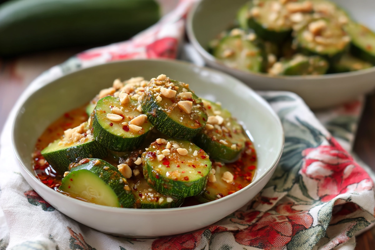 Refreshing Peanut Butter Creamy Cucumber Sala