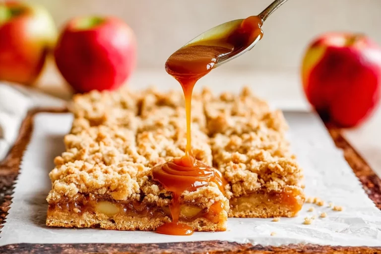 Salted Caramel Apple Pie Bars