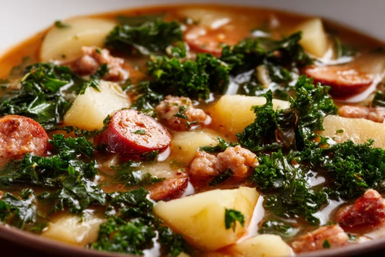 sausage potato and kale soup