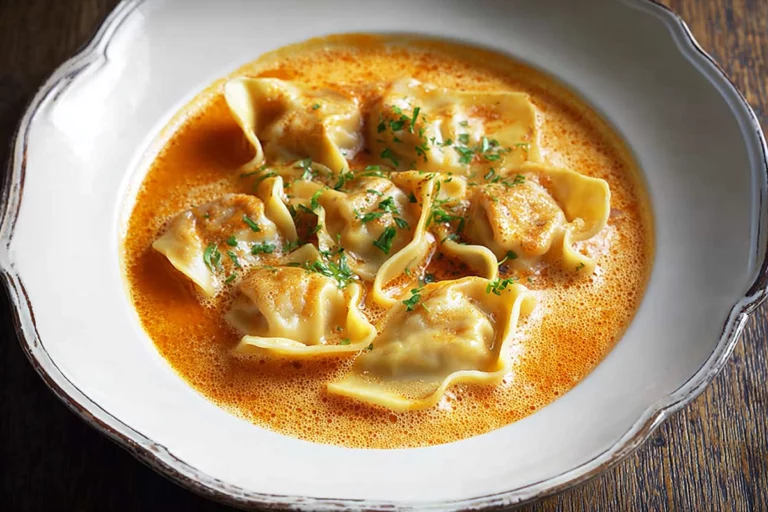 Thai Coconut Curry Dumpling Soup