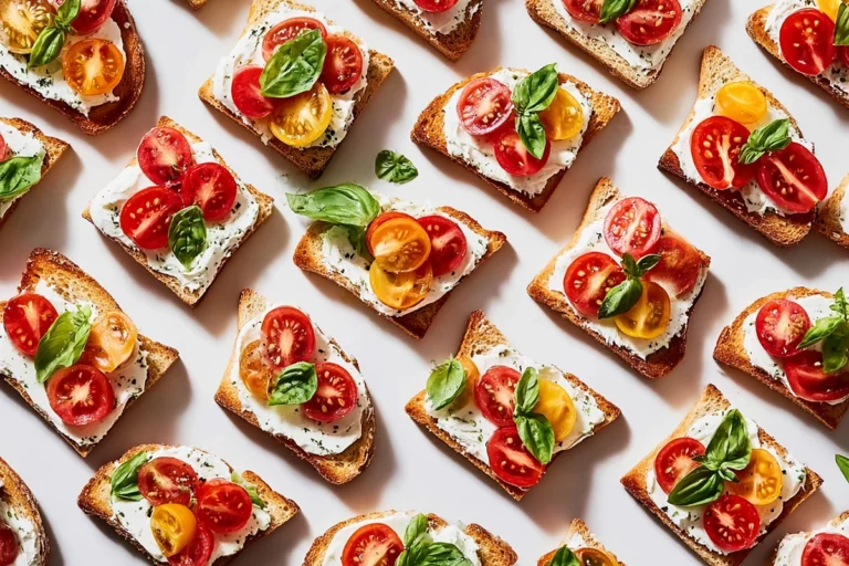 Tomato Sandwich Toasts