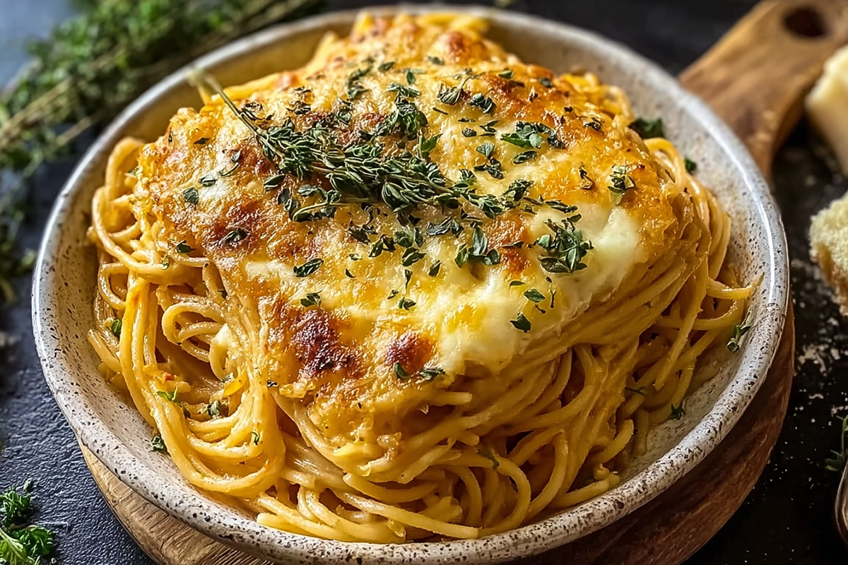 Baked Cream Cheese Spaghetti Casserole: Comfort in Every Bite 4 Baked Cream Chees