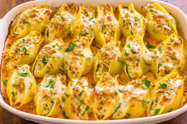 Cajun Chicken Alfredo Stuffed Shells
