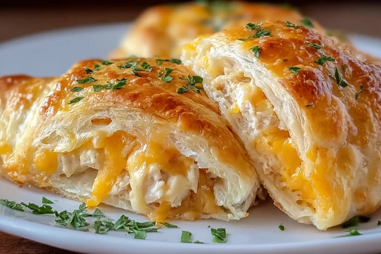 Cheesy Chicken Crescent Rolls