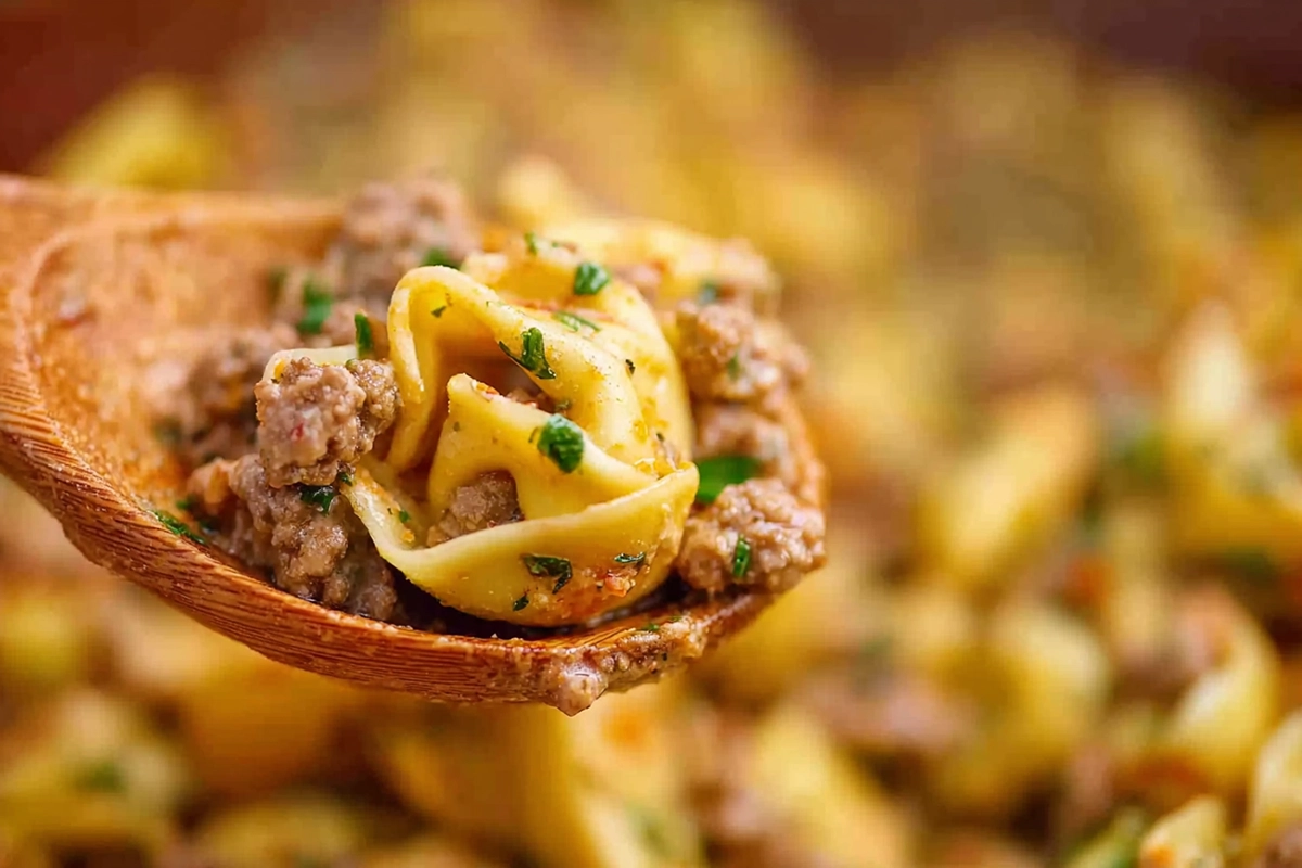 Creamy Beef and Shells