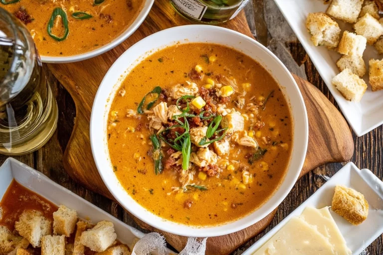 Creamy Cajun Chicken Pasta Soup
