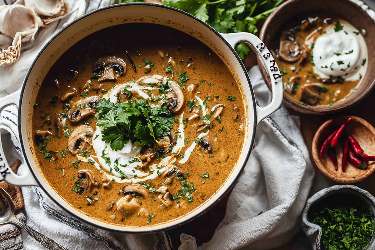 Creamy Hungarian Mushroom Soup: Cozy Comfort in a Bowl 5 Creamy Hungarian Mushroom Sou