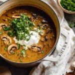 Creamy Hungarian Mushroom Soup