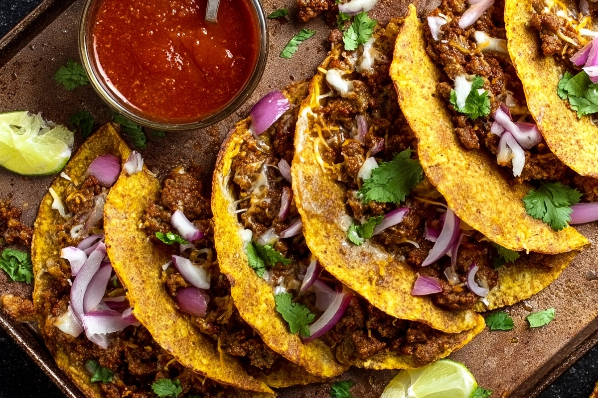 Crispy Ground Beef Tacos