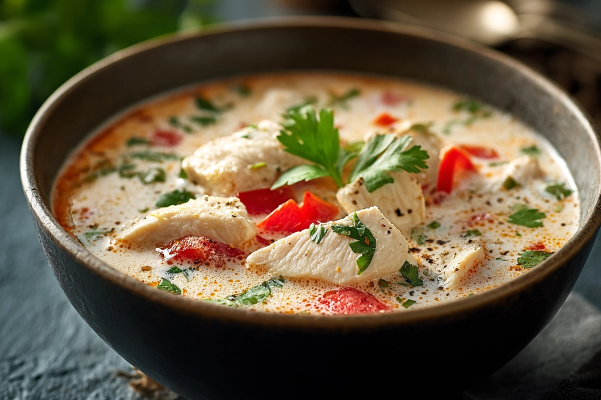 Crock Pot Creamy Chicken Parmesan Sou