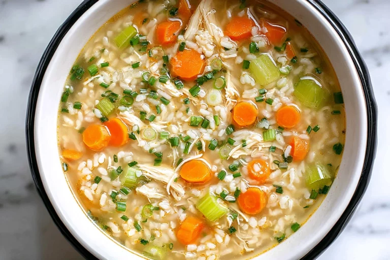 Crockpot Chicken and Rice Soup