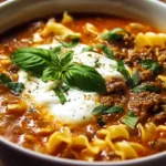 Crockpot Lasagna Soup