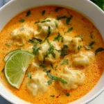 Delicious Curry Dumpling Soup