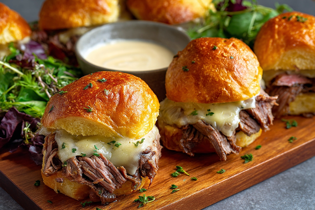 Easy French Dip Sliders Recip