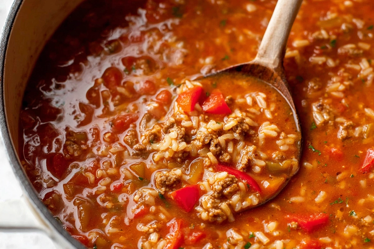 Easy Stuffed Pepper Soup: A Comforting Bowl of Flavor 4 Easy Stuffed Pepper Sou