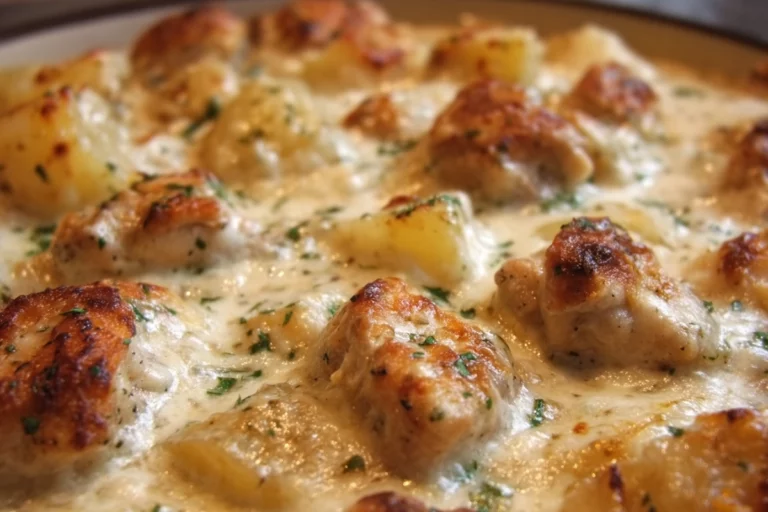 Garlic Parmesan Crockpot Chicken and Potatoes