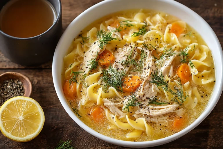 Greek Lemon Chicken Soup
