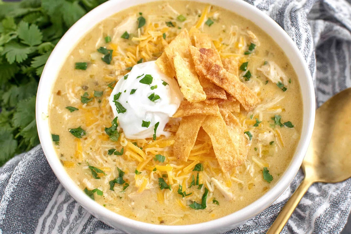 Green Enchilada Chicken Soup Recipe