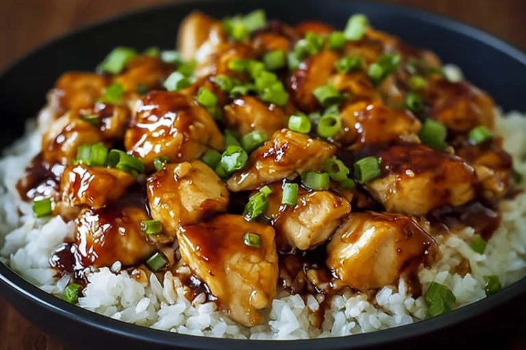 Honey BBQ Chicken Rice